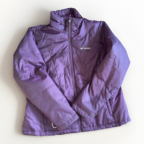 Columbia Jackets & Blazers - Columbia, women's, omni heat interchange jacket, purple, size XL